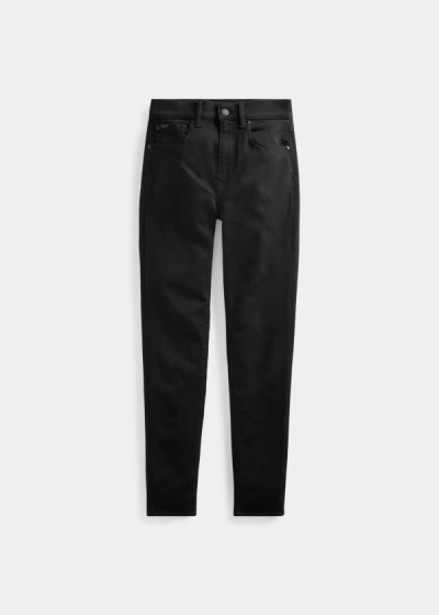 Jeans Polo Ralph Lauren Mujer Negros - Tompkins Skinny High-Rise - DTFJO1054